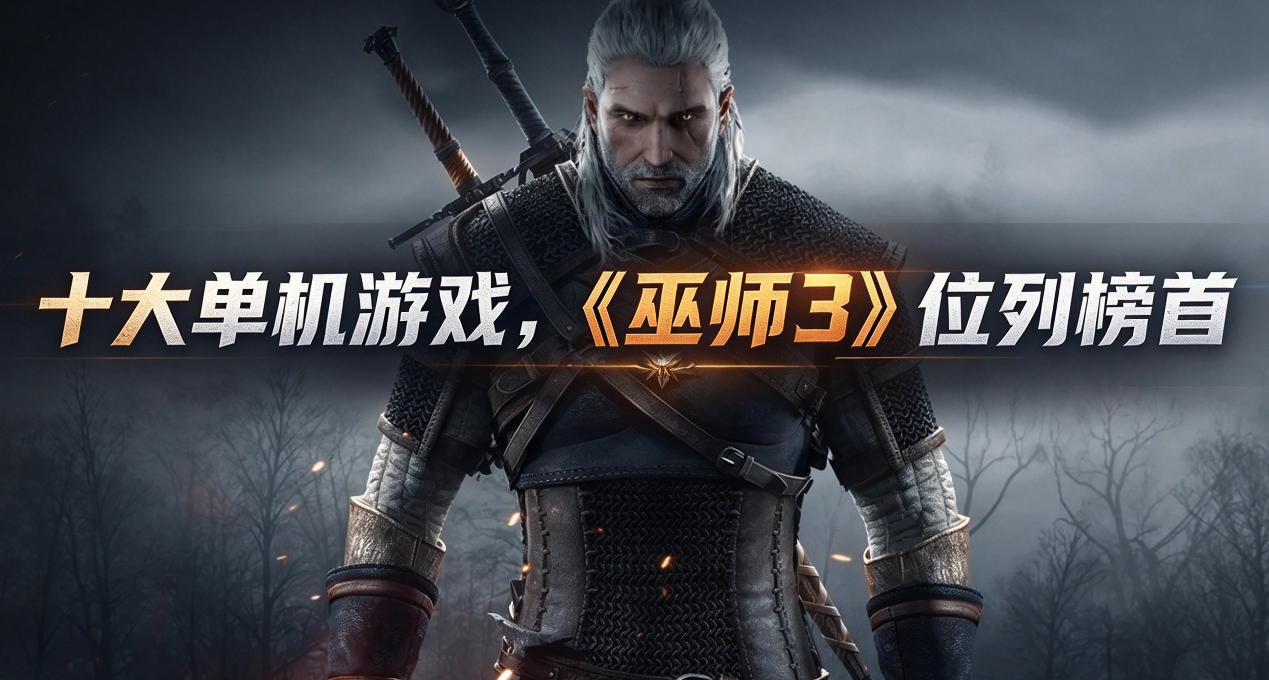 外媒评十大单机游戏，《巫师3：狂猎》位居榜首！