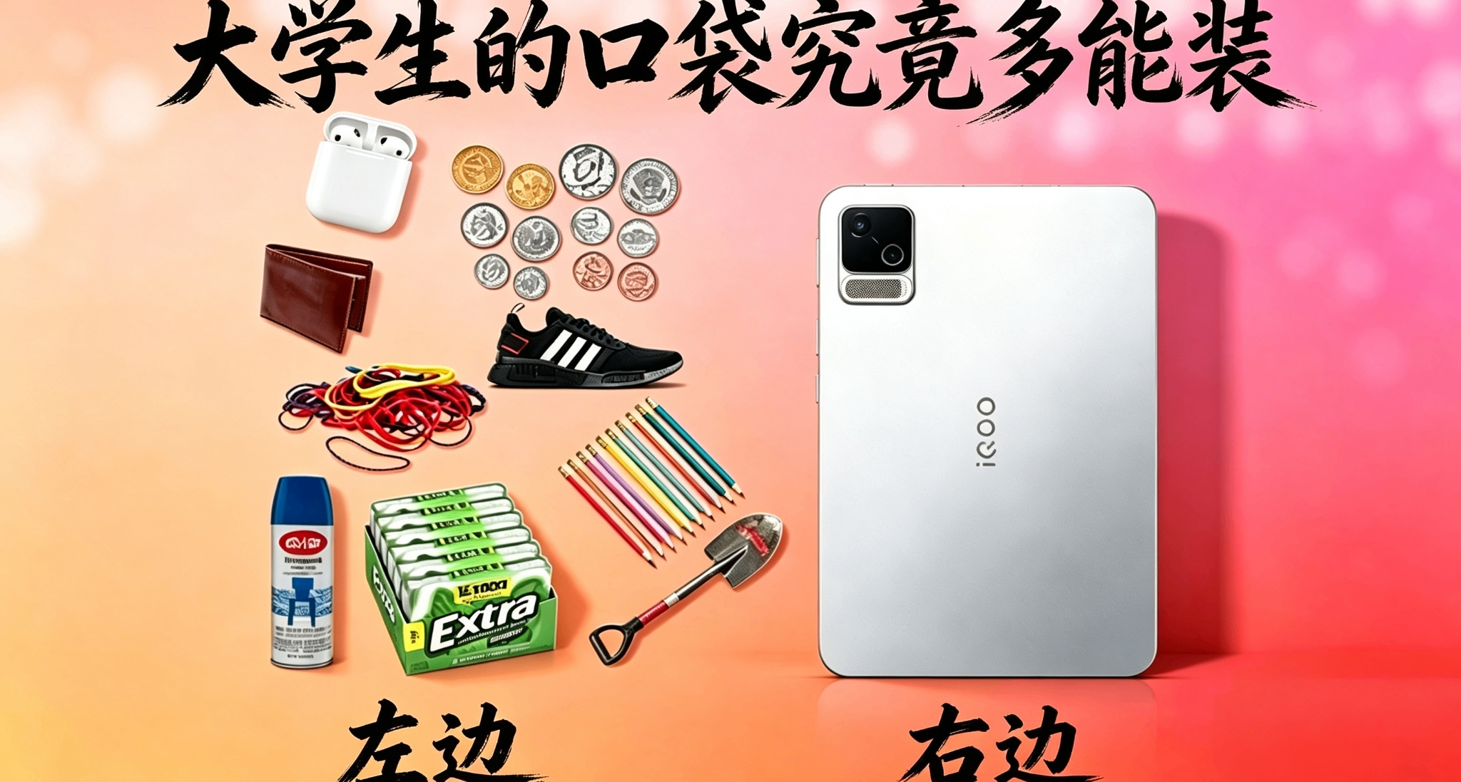 大学生的口袋究竟多能装？国庆回家就连安检员都看呆了！