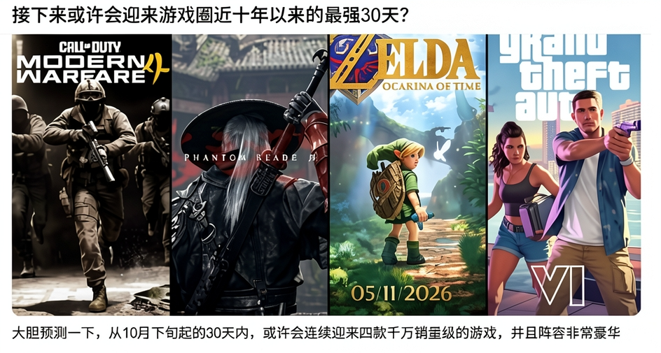 錢包崩了！30天四款神作撞檔，十年最瘋開局