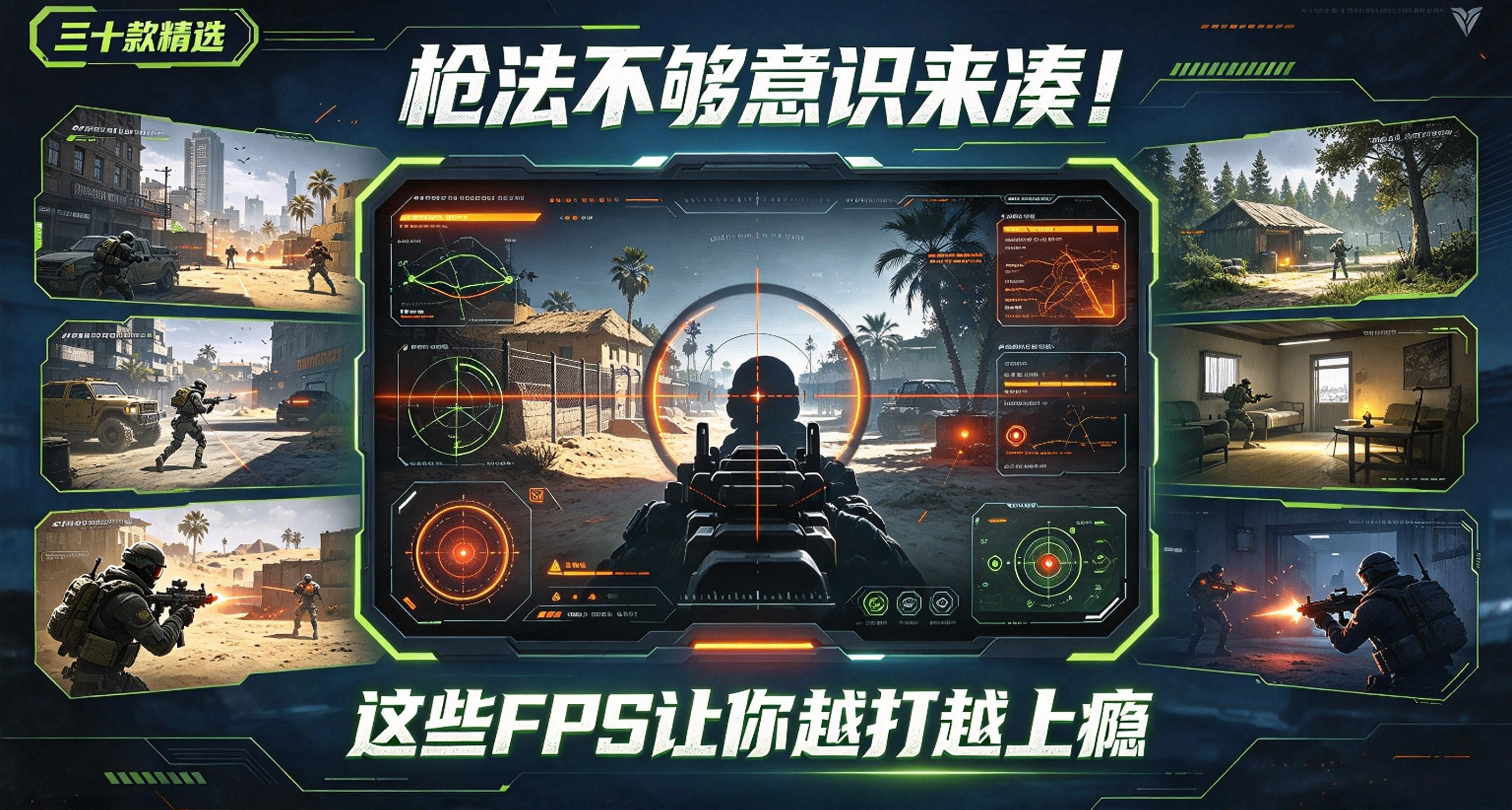 「三十款精选」枪法不够意识来凑！这些FPS让你越打越上瘾