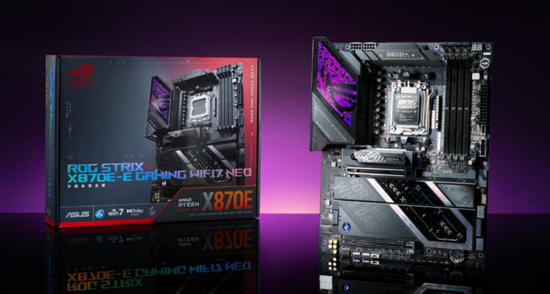 全能AMD旗艦電競主力，ROG STRIX X870E-E GAMING WIFI7 NEO主板