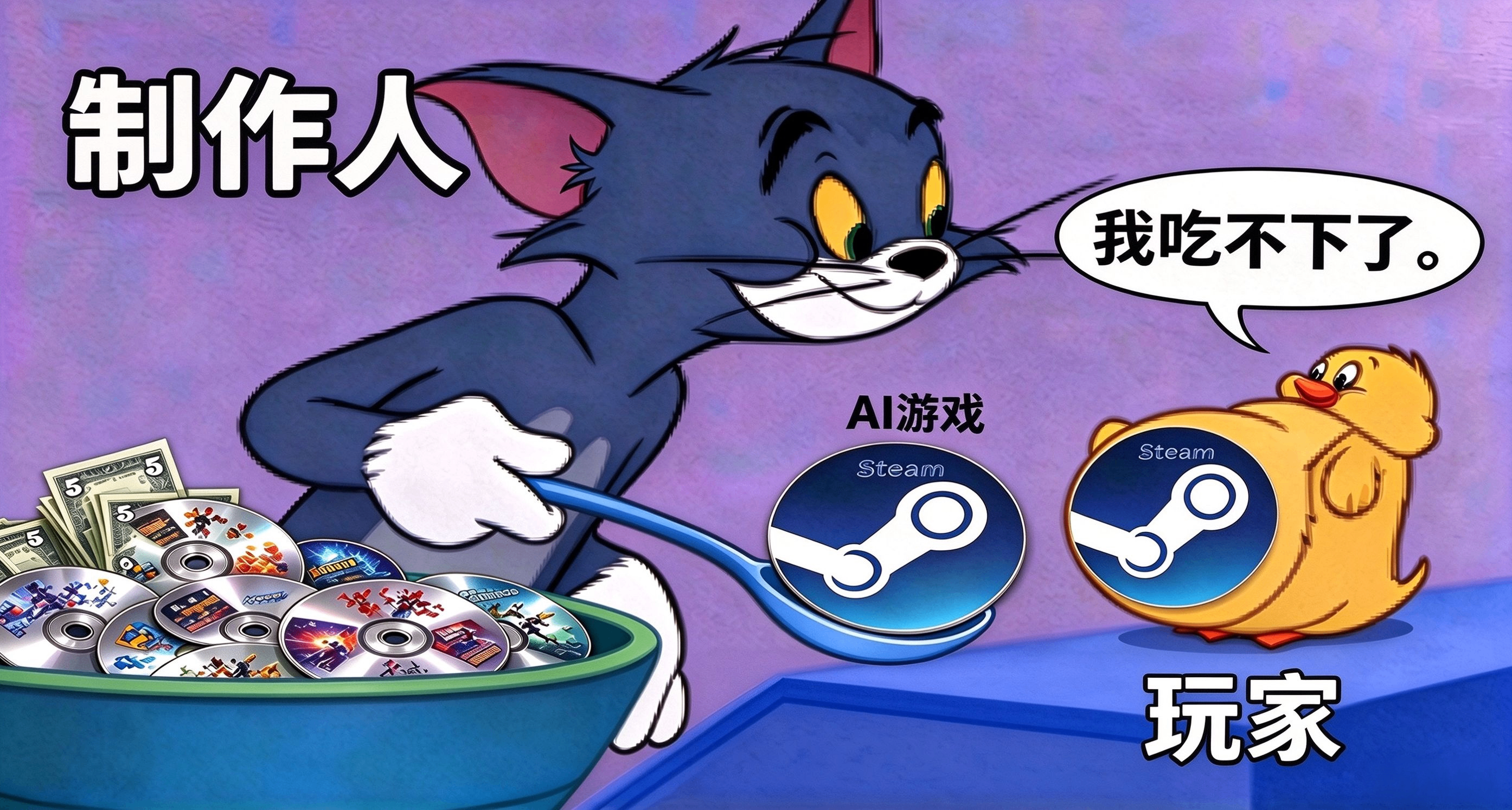 AI正在毁掉独立游戏？老外请愿steam增加