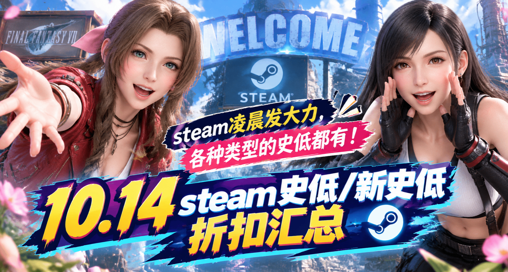 10.13steam凌晨发大力！各种类型史低游戏来袭！