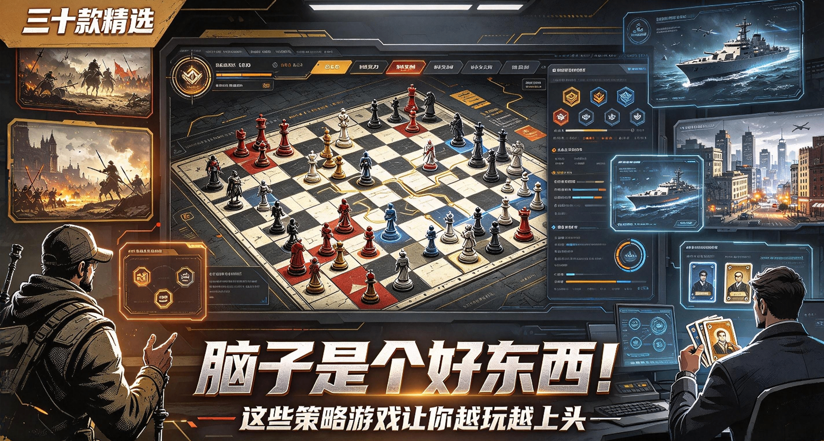 「三十款精選」腦子是個好東西！這些策略遊戲讓你越玩越上頭