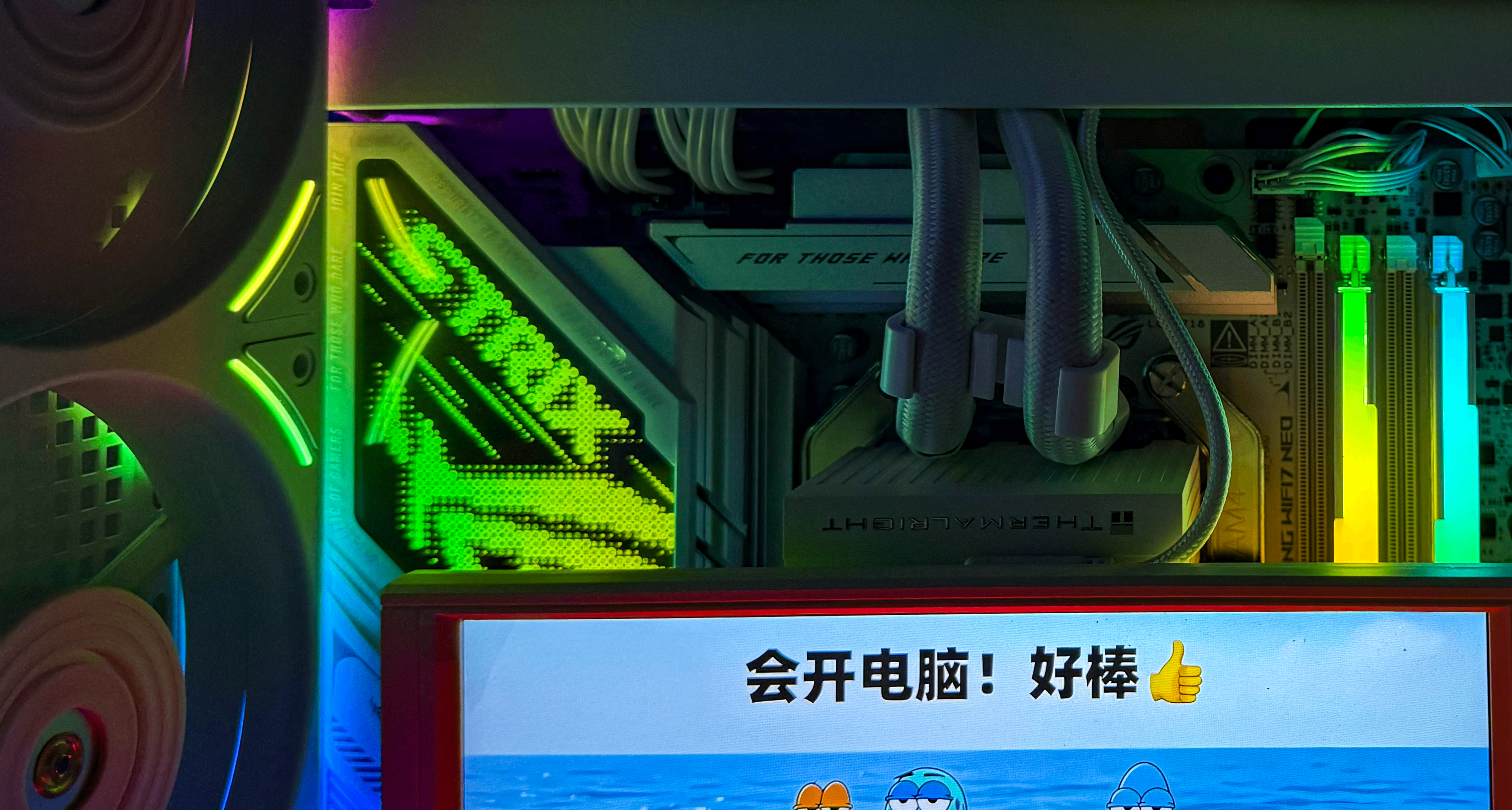 純白顏值，黑科技加持！遊戲玩家專屬電競主板ROG X870E吹雪NEO