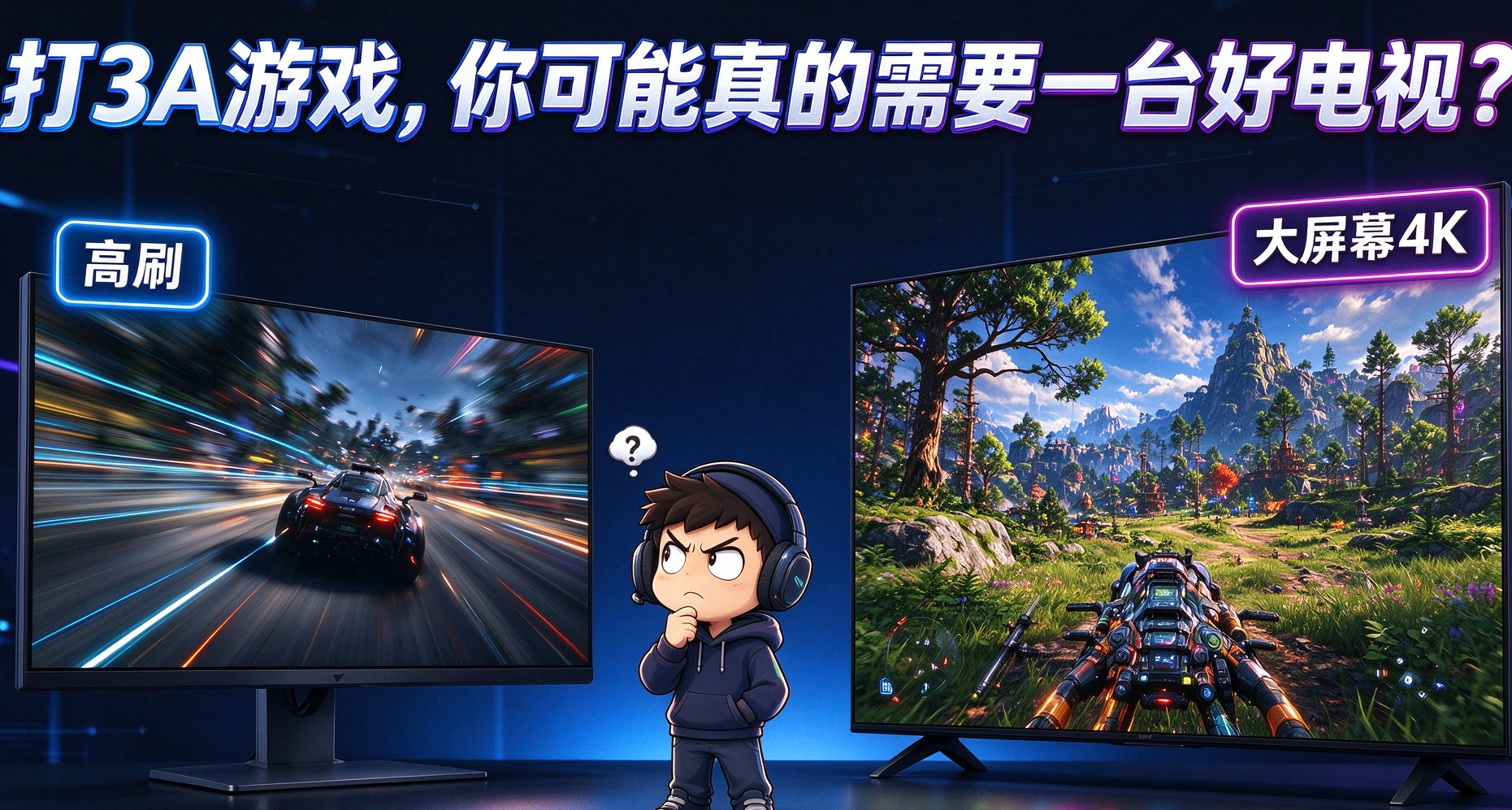 打3A遊戲，你可能真的需要一臺好電視？