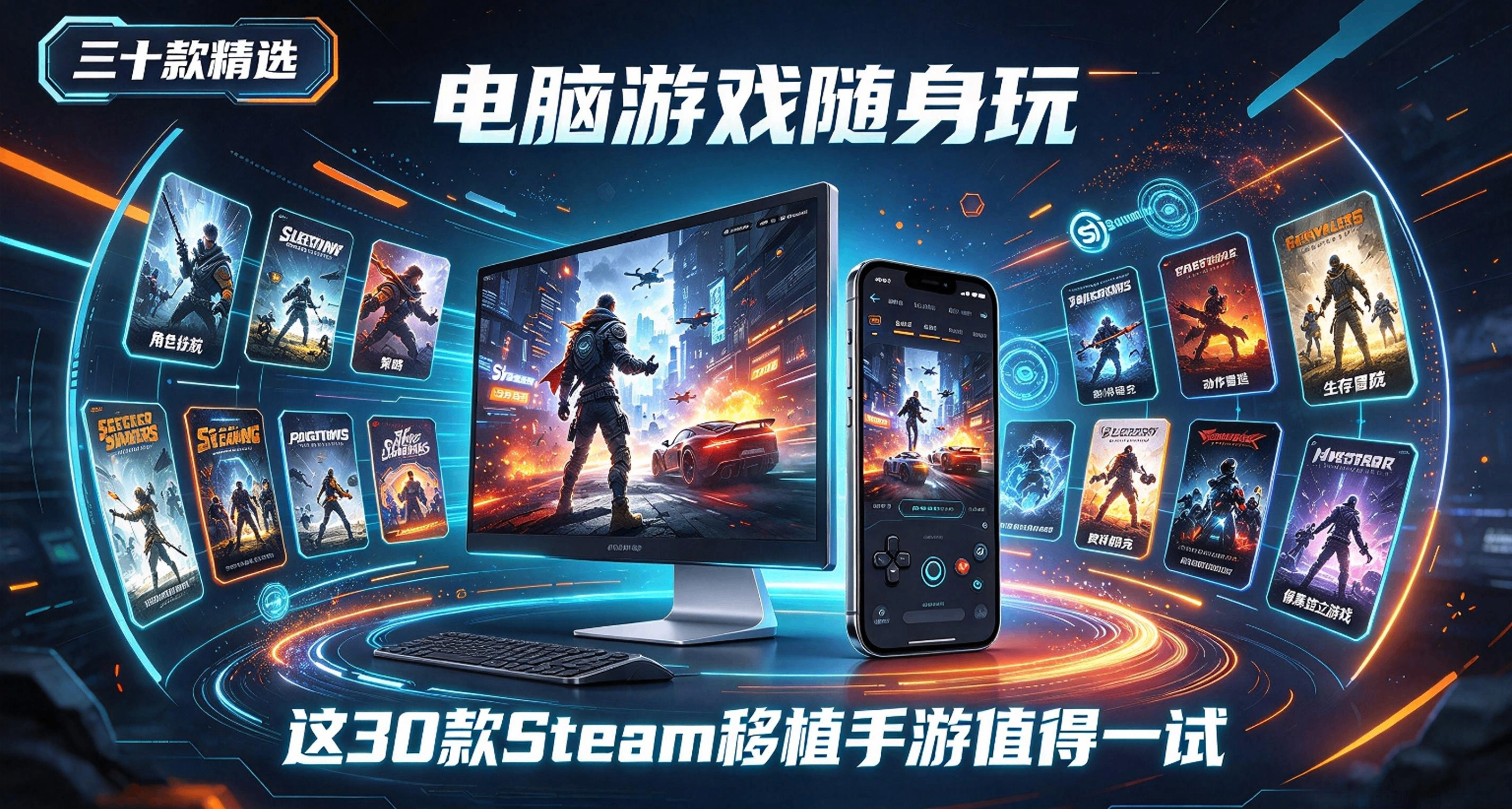 「三十款精選」電腦遊戲隨身玩，這30款Steam移植手遊值得一試