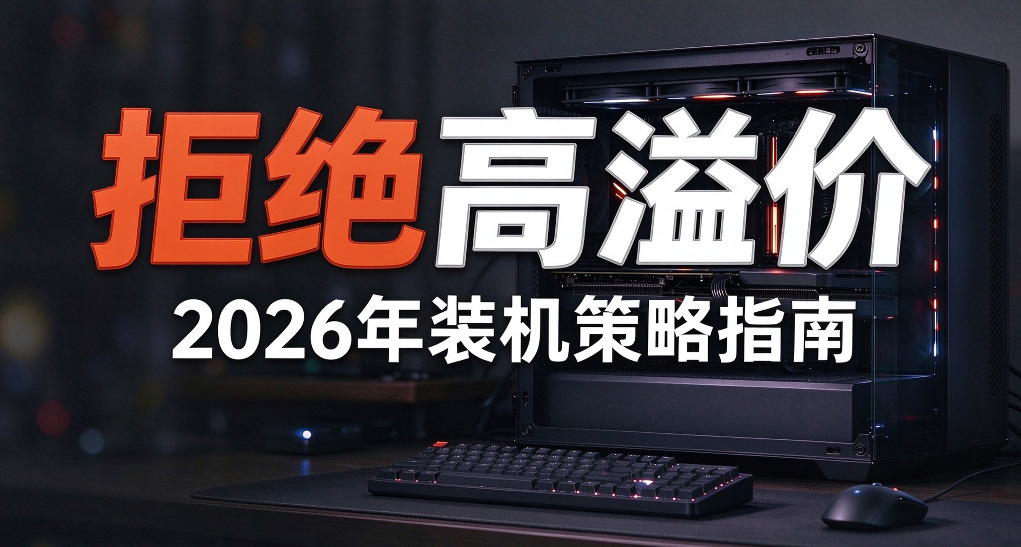 拒絕高溢價！2026年電腦裝機策略指南（普通用戶版）