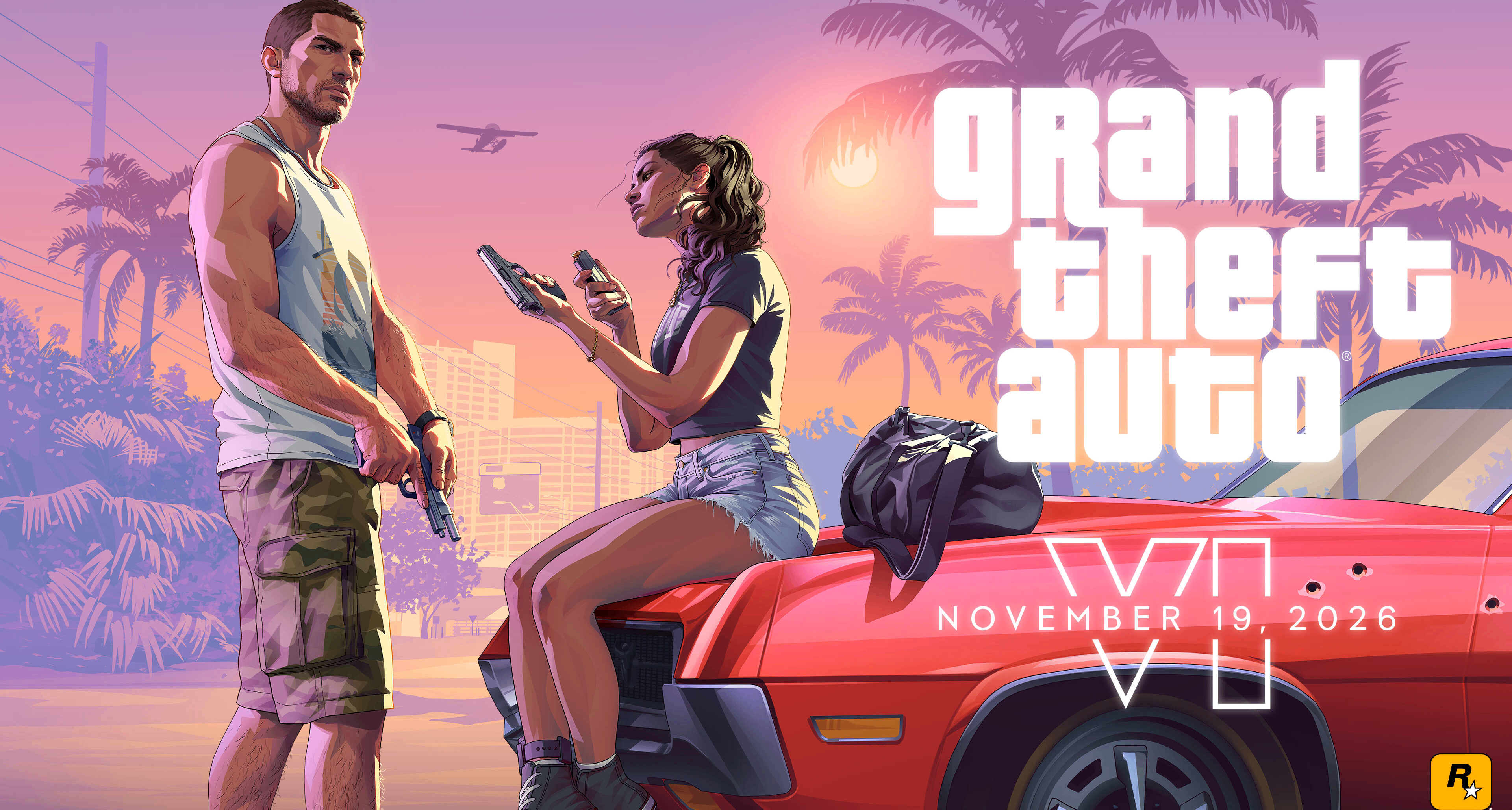 《GTA6》全新發售預告片現已發佈！本作將於11月19日發售