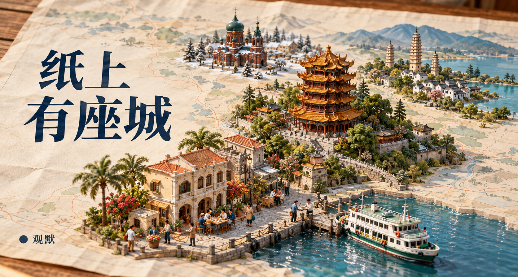 強啊！任意城市，一鍵生成微縮圖