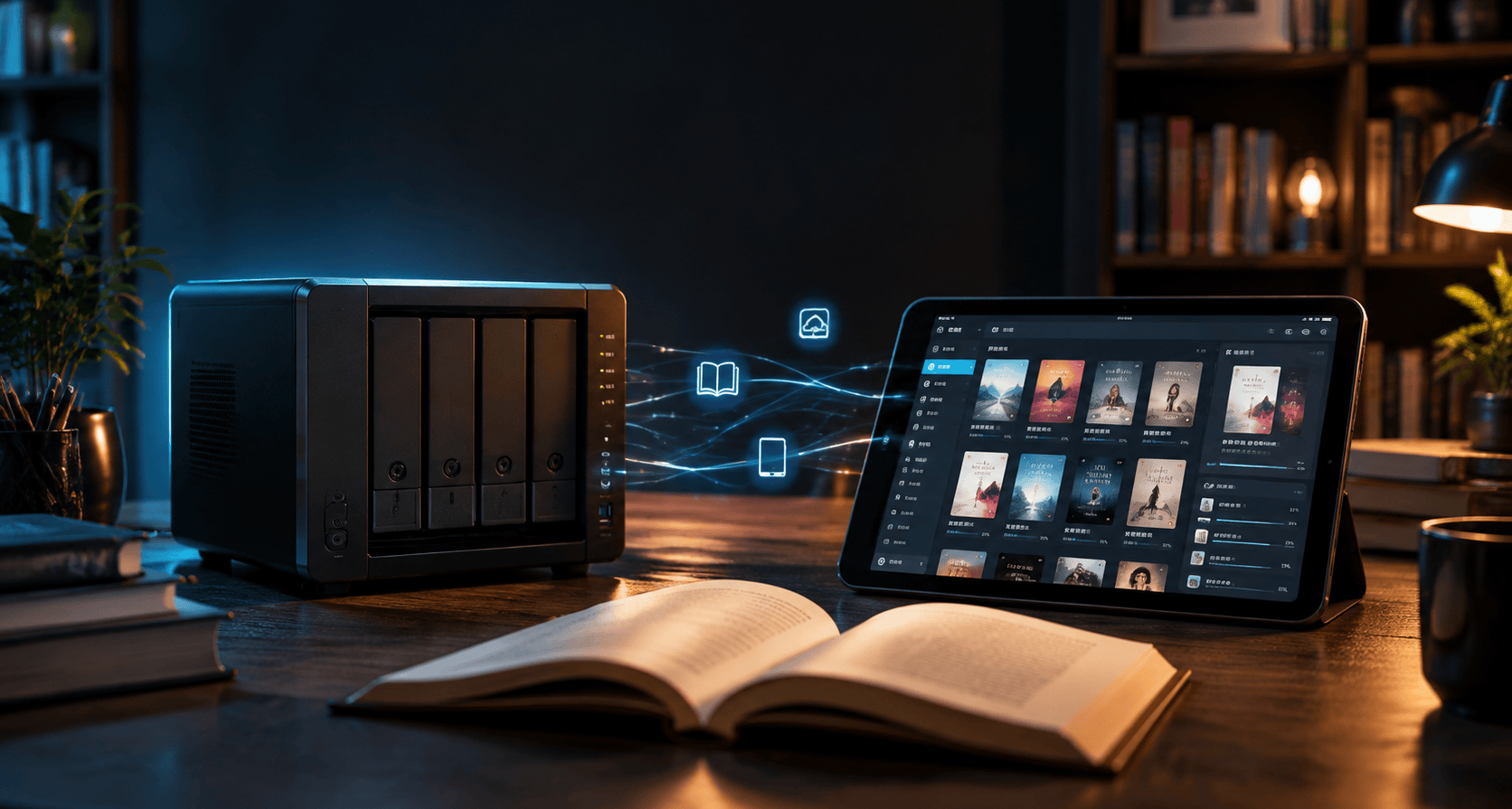 NAS部署BookLore，打造私人電子書庫