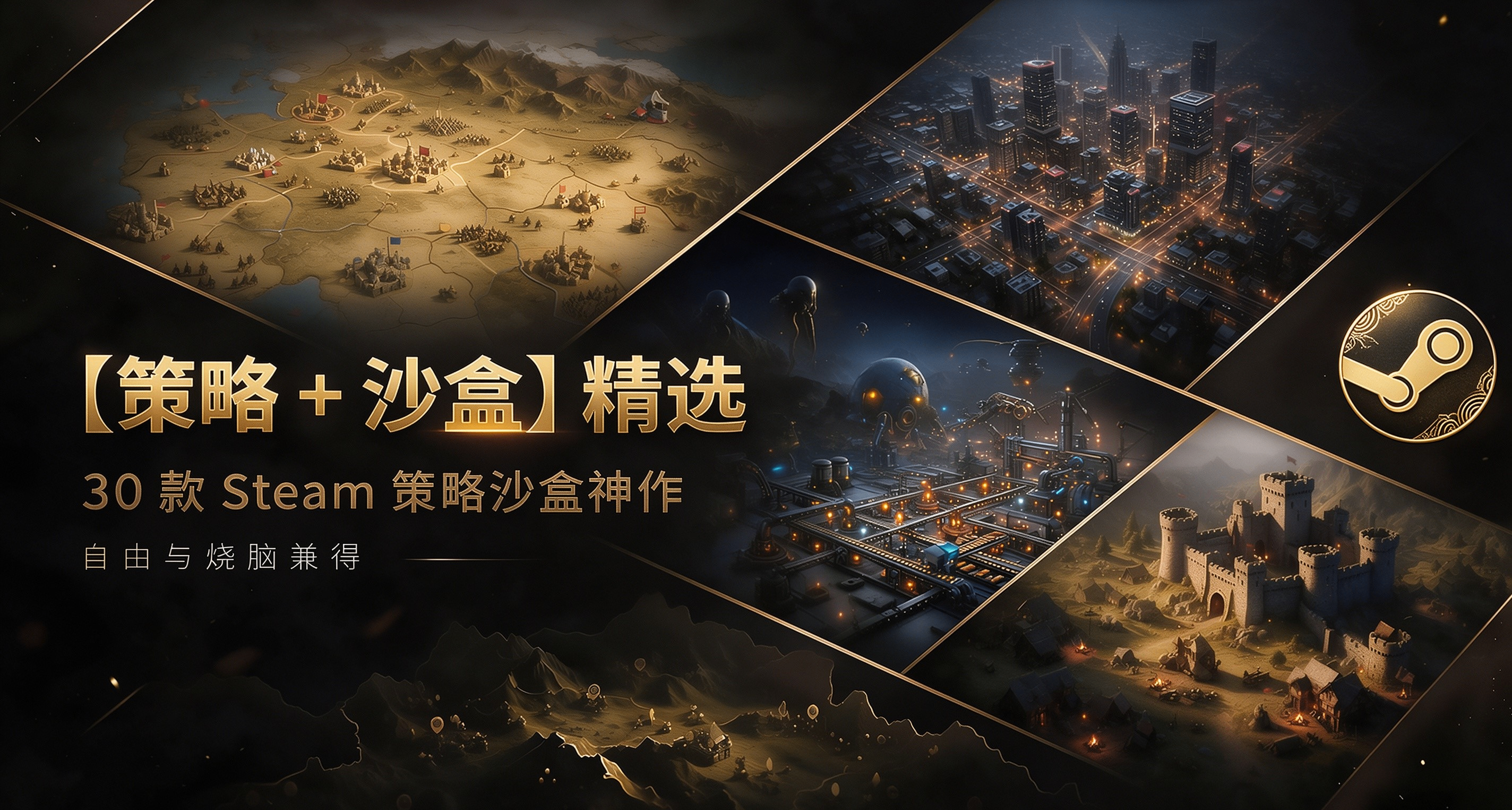 【策略+沙盒】新人必看，30款必玩沙盒+策略遊戲神作！能玩到天亮