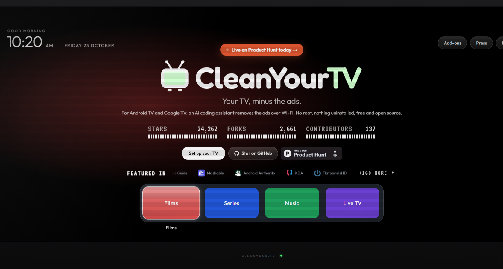 Android TV 去廣告！一鍵變爲 Apple TV 式簡潔桌面