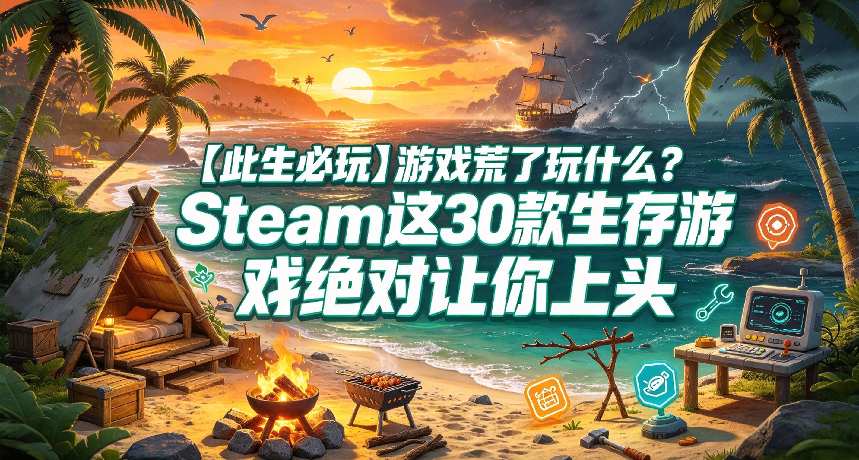 【此生必玩】遊戲荒了玩什麼？Steam這30款生存遊戲絕對讓你上頭