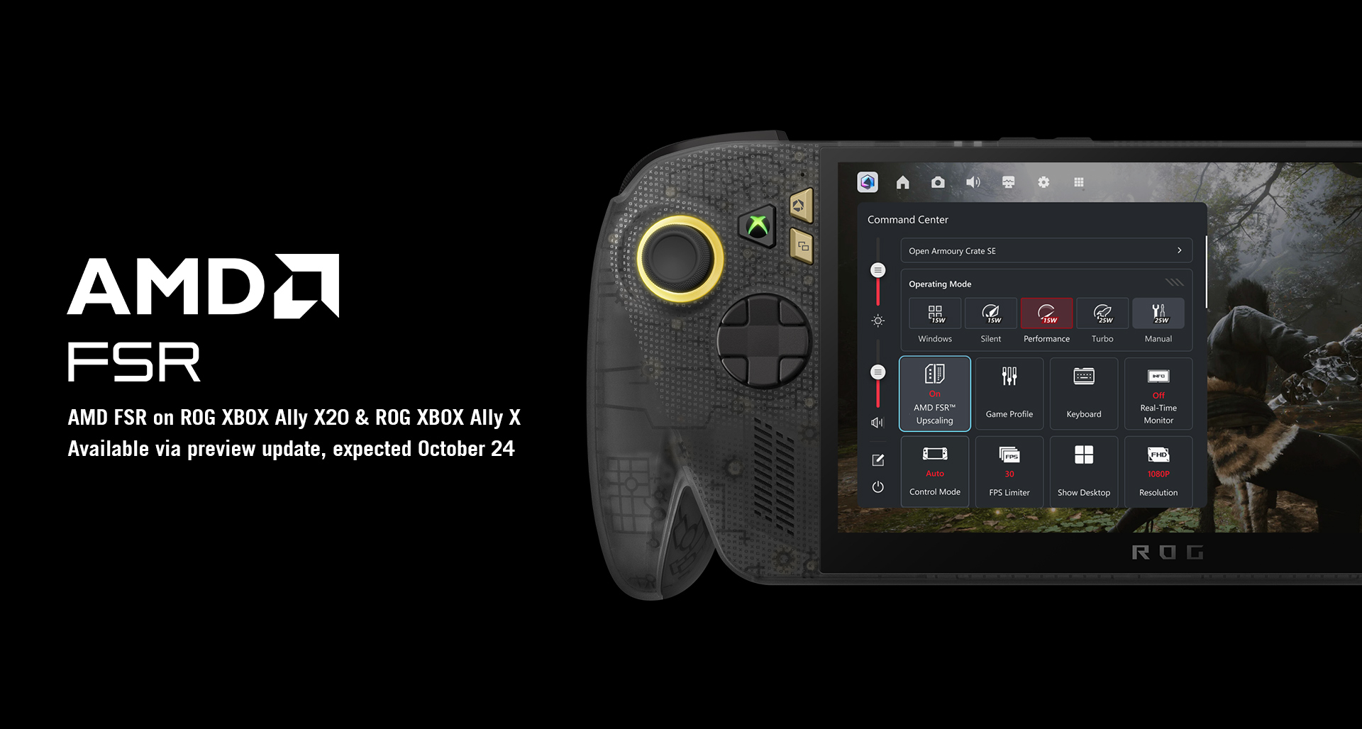 ROG Xbox Ally掌机抢先用上了FSR 4.1，直接覆盖了400多款游戏！
