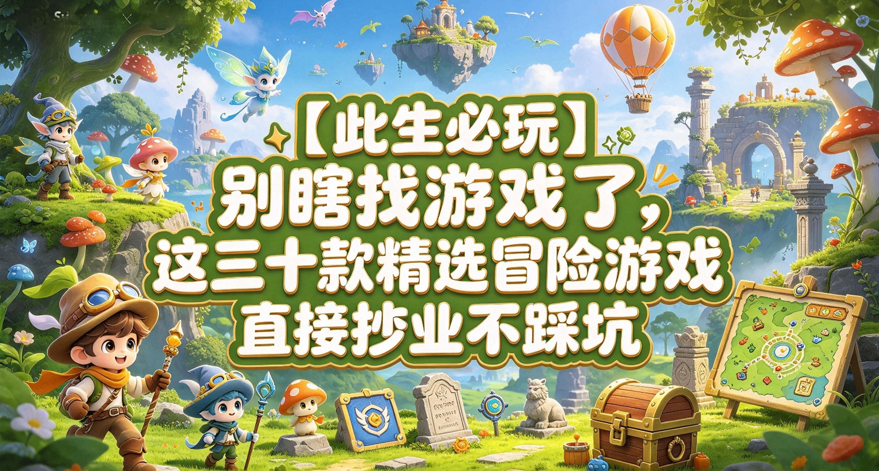 【此生必玩】別瞎找遊戲了，這30款精選冒險遊戲直接抄作業不踩坑