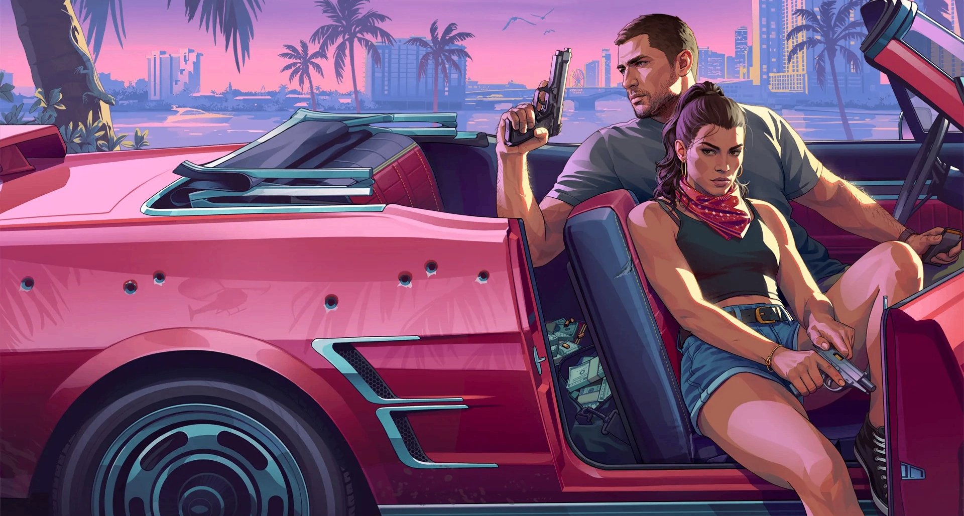 今日凌晨,西甲联赛6万观众球赛现场出现《GTA6》轮播广告