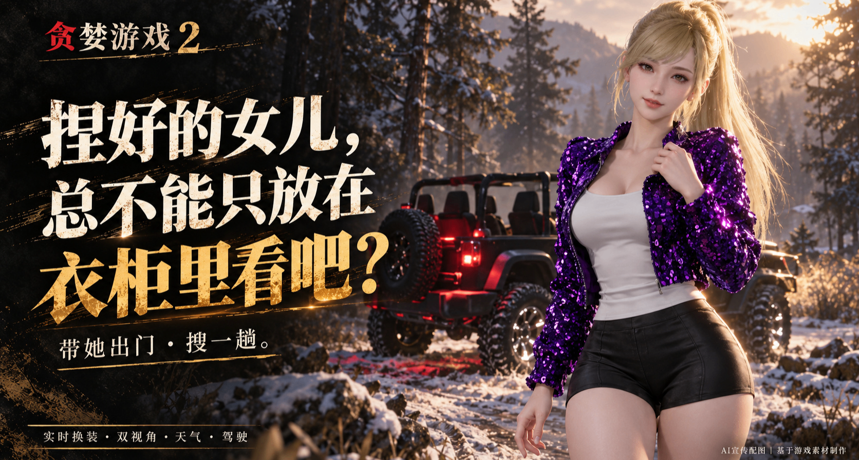 捏好的女儿，总不能只放在衣柜里看吧？美少女搜打撤开山鼻祖续作