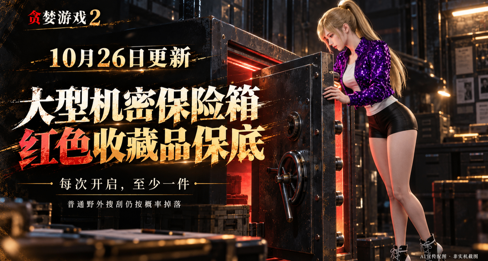 《贪婪游戏2》10月26日更新｜子弹半价、百万开局，搜得更痛快一点